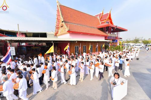 ภาพ No.203501:พิธีทอดผ้าป่าทำนุบำรุงศาสนสถาน ณ วัดตะเคียน ตำบลบางคูเวียง อำเภอบางกรวย จังหวัดนนทบุรี ในโครงการธรรมยาตรา กตัญญูบูชา มหาปูชนียาจารย์ พระมงคลเทพมุนี(สด จนฺทสโร) พระผู้ปราบมาร อนุสรณ์สถาน 7 แห่ง ปีที่ 13 วันที่ 29 มกราคม พ.ศ. 2568