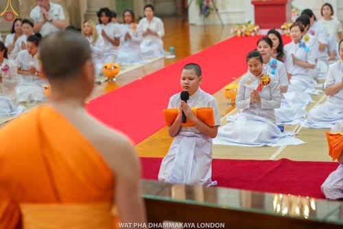 ภาพ No.149370:วัดพระธรรมกายลอนดอน สหราชอาณาจักร  ได้จัดพิธีบรรพชาสามเณรยุวธรรมทายาท  ในวันจันทร์ที่ 12 สิงหาคม พ.ศ. 2567