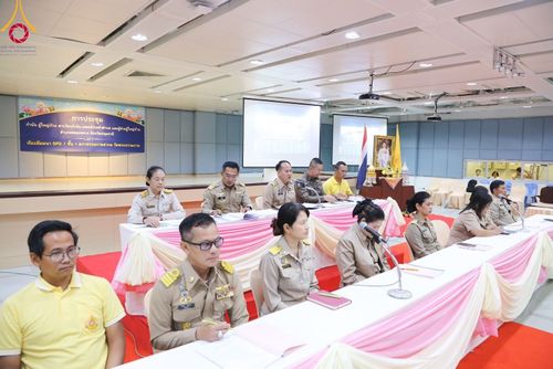 ภาพ No.104709:การประชุมกำนัน ผู้ใหญ่บ้าน สารวัตรกำนัน แพทย์ประจำตำบล และผู้ช่วยผู้ใหญ่บ้าน อ.คลองหลวง จ.ปทุมธานี ประจำเดือนธันวาคม พ.ศ. 2566 วันพฤหัสบดีที่ 28 ธันวาคม พ.ศ. 2566 เวลา 13.30 น. ณ ห้องสัมมนา SPD 7 E สภาธรรมกายสากล วัดพระธรรมกาย