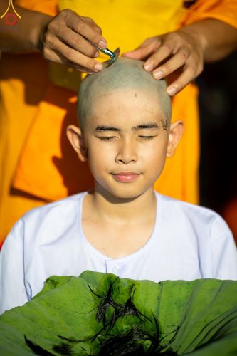 ภาพ No.132847:พิธีตัดปอยผม โครงการสามเณรฟื้นฟูพระพุทธศาสนาทั่วไทย ณ มหารัตนวิหารคด26 วัดพระธรรมกาย วันอาทิตย์ที่ 31 มีนาคม พ.ศ. 2567