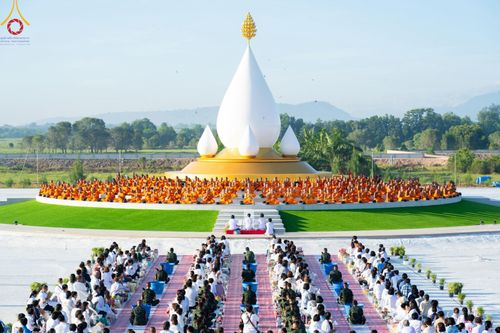 ภาพ No.211903:วันจันทร์ที่ 17 มีนาคม พ.ศ. 2568 พิธีตักบาตรพระกว่า 300 รูป ฉลองพิธีประดิษฐานพระบรมสารีริกธาตุ ณ ปทุมเจดีย์ เจดีย์พระพุทธเจ้า 5 พระองค์ ศูนย์อบรมเยาวชนปัตตานี บ้านโคกดีปลี ตำบลตุยง อำเภอหนองจิก จังหวัดปัตตานี