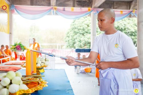 ภาพ No.215939:วันพฤหัสบดีที่ 3 เมษายน พ.ศ. 2568 พิธีบรรพชาสามเณร ภาคฤดูร้อน รุ่นที่ 15  บูชาธรรมหลวงพ่อธัมมชโย 81 ปี 81 รูป ณ ศูนย์ปฏิบัติธรรมสวนผึ้ง จ.ราชบุรี