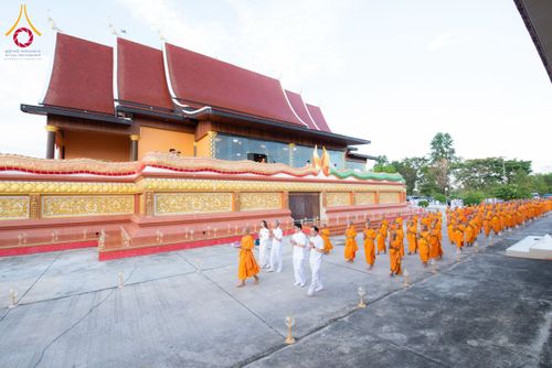 ภาพ No.210653:วันพฤหัสบดีที่ 13 มีนาคม พ.ศ. 2568  สมโภชพระประธานอุโบสถวัดป่าอุบลแก้ว จังหวัดอุบลราชธานี