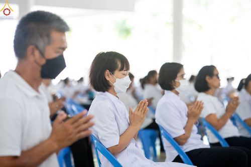 ภาพ No.84013:พิธีบุพเปตพลี ครั้งที่ 137 ร่วมอุทิศบุญกุศลแด่หมู่ญาติที่ล่วงลับไปแล้ว และสืบทอดอายุพระพุทธศาสนา ในวันจันทร์ที่ 17 กรกฎาคม พ.ศ. 2566 ณ หอฉันคุณยายอาจารย์ฯ วัดพระธรรมกาย