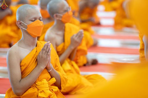 ภาพ No.79926:พิธีขอบรรพชา , พิธีคล้องอังสะ พิธีขอสรณคมน์และศีล , พิธีขอนิสสัย ในโครงการบรรพชาสามเณรฟื้นฟูพระพุทธศาสนาทั่วไทย วันเสาร์ที่ 8 เมษายน พ.ศ.2566