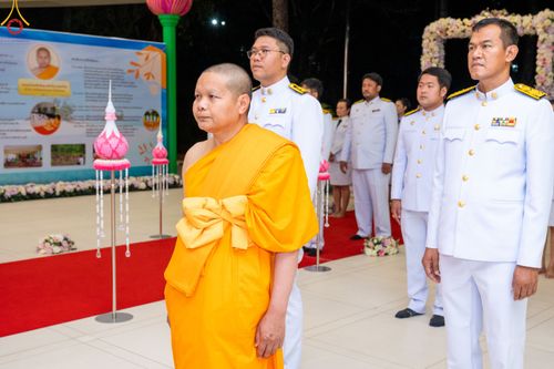 ภาพ No.78563:พิธีต้อนรับสัญญาบัตร พัดยศ ผ้าไตรและถวายมุทิตาสักการะฯ พระครูสิทธิรัตนวิเทศ และ พระครูวิเทศสันติคุณ วันอังคารที่ 28 มีนาคม พ.ศ. 2566 ณ อุโบสถวัดพระธรรมกาย