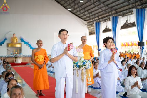 ภาพ No.310946:วันอาทิตย์ที่ 22 กุมภาพันธ์ พ.ศ. 2569 พิธีประดิษฐานพระประธาน “พระธรรมกาย” ณ ธุดงคสถานอำนาจเจริญ จังหวัดอำนาจเจริญ