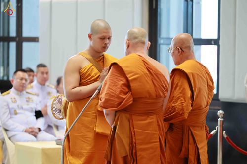 ภาพ No.341890:วันพุธที่ 29 กรกฎาคม พ.ศ. 2569 พิธีอุปสมบทสามเณรประโยค 9 นาคในพระบรมราชานุเคราะห์ ณ โบสถ์พระไตรปิฏก วัดพระธรรมกาย