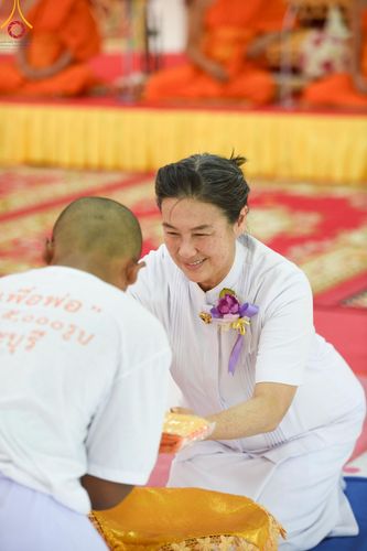 ภาพ No.216370:วันเสาร์ที่ 5 เมษายน พ.ศ. 2568 พิธีขอบรรพชา พิธีขอสรณคมน์และศีล พิธีขอนิสสัย พิธีถวายบาตร ในโครงการบรรพชาสามเณรฟื้นฟูพระพุทธศาสนาทั่วไทย  ณ วัดพระพุทธบาท ราชวรมหาวิหาร ต.ขุนโขลน อ.พระพุทธบาท จ.สระบุรี