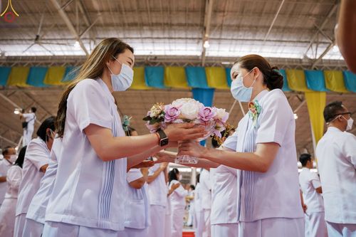 ภาพ No.77011:พิธีหล่อพระบรมพุทธเจ้า ในวันมาฆบูชา อาทิตย์ต้นเดือนที่ 6 มีนาคม พ.ศ. 2566 ณ วัดพระธรรมกาย จ.ปทุมธานี