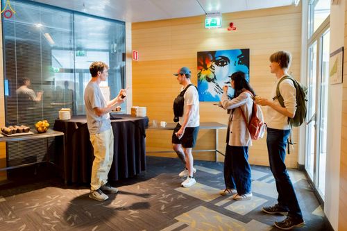 ภาพ No.229357:วันที่ 15 มิถุนายน พ.ศ. 2568 Meditation wisdom talks 2025 โดย พระอาจารย์ไมเคิล วีรธมฺโม และ พระอาจารย์นิค สนฺตจิตฺโต โดยมีผู้เข้าร่วมโครงการ เป็นชาวสวีเดนและชาวยุโรป จำนวน 30 ท่าน  ณ โรงแรม Radissonblu waterfront กรุงสตอกโฮล์ม ประเทศสวีเดน