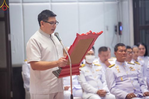 ภาพ No.123241:พิธีพระราชทานสัญญาบัตร พัดยศ และผ้าไตร แด่พระสงฆ์ในเขตปกครองคณะสงฆ์หนกลาง ณ วัดพระศรีมหาธาตุ เขตบางเขน กรุงเทพมหานคร และพิธีมุทิตาสักการะพระสังฆาธิการ ผู้ได้รับเลื่อนและตั้งสมณศักดิ์ ตามพระบรมราชโองการ ณ วัดพระธรรมกาย ในวันที่ 4 กุมภาพันธ์ พ.ศ. 2567