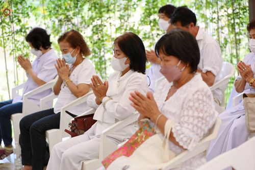 ภาพ No.76879:พิธีทอดผ้าป่าแก้วสำเร็จ เพื่อปูพื้นอาคารอเนกประสงค์ทั้ง 4 หลัง วันอาทิตย์ที่ 26 กุมภาพันธ์ พ.ศ. 2566 ณ ศูนย์ปฏิบัติธรรมนานาชาติเบตง จ.ยะลา