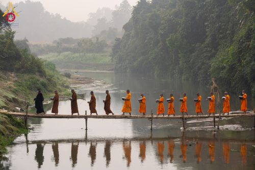 ภาพ No.130975:Photo Story ปฐมบรรพชาชาวพุทธมาร์มา Episode 4/5 วันที่ 13 กุมภาพันธ์พ.ศ. 2567 ณ วัดธัมจักร อรัญกุฏิ บังกลาเทศ