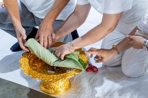 ภาพ No.242959:วันที่ 31 สิงหาคม พ.ศ. 2568 พิธีตัดปอยผมและปลงผม โครงการอุปสมบทหมู่บูชาธรรม ครบรอบ 108 ปี วันครูผู้ค้นพบวิชชาธรรมกาย ณ วัดพระธรรมกาย