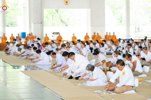 ภาพ No.212655:วันพฤหัสบดีที่ 20 มีนาคม พ.ศ. 2568 พิธีเจริญพระพุทธมนต์ เนื่องในอายุวัฒนมงคลครบ 74 ปี พระภาวนาธรรมวิเทศ วิ. (ภูเบศ ฌานาภิญโญ) ณ หอฉันคุณยายฯ วัดพระธรรมกาย