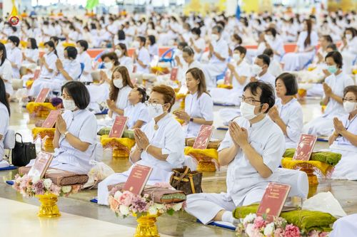 ภาพ No.80523:พิธีถวายทุนสนับสนุนการสร้าง พระไตรปิฎกฉบับธรรมชัย วันเสาร์ที่ 29 เมษายน พ.ศ. 2566 ณ สภาธรรมกายสากล วัดพระธรรมกาย