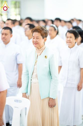 ภาพ No.237732:พิธีถวายเครื่องราชสักการะและวางพานพุ่ม และพิธีจุดเทียนถวายพระพรชัยมงคล เนื่องในโอกาสวันเฉลิมพระชนมพรรษา สมเด็จพระนางเจ้าสิริกิติ์ พระบรมราชินีนาถ พระบรมราชชนนีพันปีหลวง วันอังคารที่ 12 สิงหาคม พ.ศ. 2568  ณ อาคารปลูกศรัทธา 2 วัดพระธรรมกาย