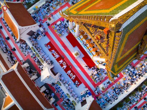 ภาพ No.116042:พิธีตักบาตรพระธรรมยาตรา ณ อนุสรณ์สถานลำดับที่ 4 สถานที่เกิดด้วยกายธรรม วัดโบสถ์(บน) จ.นนทบุรี วันที่ 21 มกราคม พ.ศ. 2567