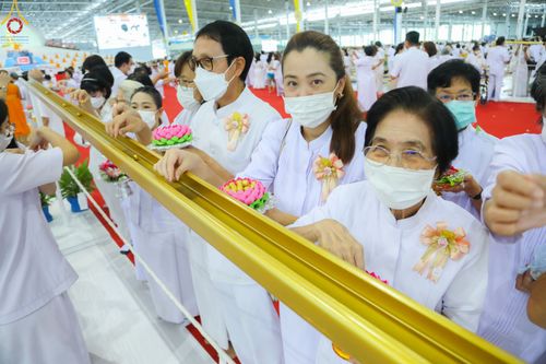 ภาพ No.82388:พิธีหล่อพระประธานเพื่อประดิษฐาน ณ มหาวิหารคด วันอาทิตย์ที่ 11 มิถุนายน พ.ศ. 2566 ณ สภาธรรมกายสากล วัดพระธรรมกาย