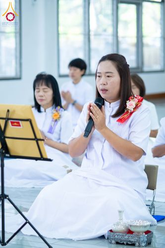 ภาพ No.278449:วันพุธที่ 10 ธันวาคม พ.ศ.2568  พิธีทอดผ้าป่าเพื่อสนับสนุนโครงการตักบาตรพระ 10,000 รูป เมืองกาญจนบุรี ณ อาคารปลูกศรัทธา วัดพระธรรมกาย