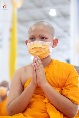 ภาพ No.79918:พิธีขอบรรพชา , พิธีคล้องอังสะ พิธีขอสรณคมน์และศีล , พิธีขอนิสสัย ในโครงการบรรพชาสามเณรฟื้นฟูพระพุทธศาสนาทั่วไทย วันเสาร์ที่ 8 เมษายน พ.ศ.2566