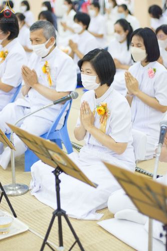 ภาพ No.72641:พิธีถวายภัตตาหารเป็นสังฆทาน แด่คณะพระธรรมยาตราฯ ในโครงการธรรมยาตรากตัญญูบูชา มหาปูชนียาจารย์ พระมงคลเทพมุนี(สด จนฺทสโร) พระผู้ปราบมาร อนุสรณ์สถาน 7 แห่ง ปีที่ 11 วันที่ 19 มกราคม พ.ศ. 2566