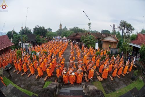 ภาพ No.68468:ธรรมยาตรา ณ มหาเจดีย์บรมพุทโธ ประเทศอินโดนีเซีย วันที่ 24 ธันวาคม พ.ศ. 2565