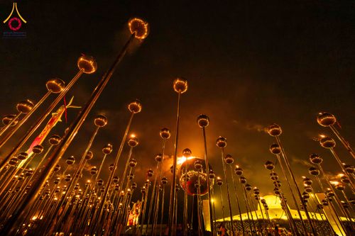 ภาพ No.312490:วันอังคารที่ 3 มีนาคม พ.ศ.2569 พิธีเวียนประทักษิณและจุดมาฆประทีป (ภาพชุดที่ 2) ณ ลานธรรมพระมหาธรรมกายเจดีย์ วัดพระธรรมกาย