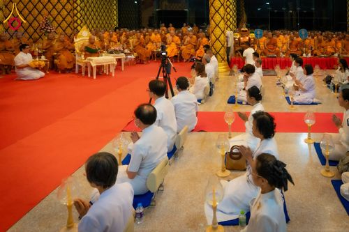 ภาพ No.210776:วันพฤหัสบดีที่ 13 มีนาคม พ.ศ. 2568  สมโภชพระประธานอุโบสถวัดป่าอุบลแก้ว จังหวัดอุบลราชธานี