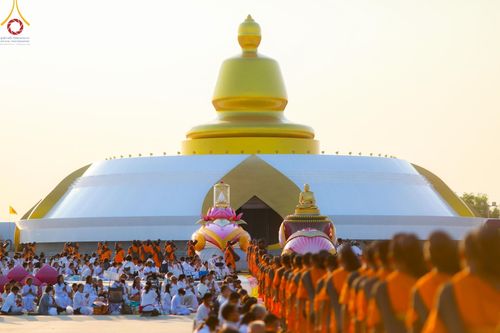 ภาพ No.116731:พิธีต้อนรับพระธรรมยาตรา ปีที่ 12 ณ อนุสรณ์สถานบางปลา จ.นครปฐม วันที่ 21 มกราคม พ.ศ. 2567