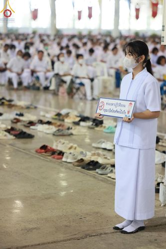 ภาพ No.123128:พิธีตักบาตร และพิธีบูชาข้าวพระ ในวันอาทิตย์ต้นเดือนที่ 4 กุมภาพันธ์ พ.ศ. 2567 ณ วัดพระธรรมกาย จ.ปทุมธานี