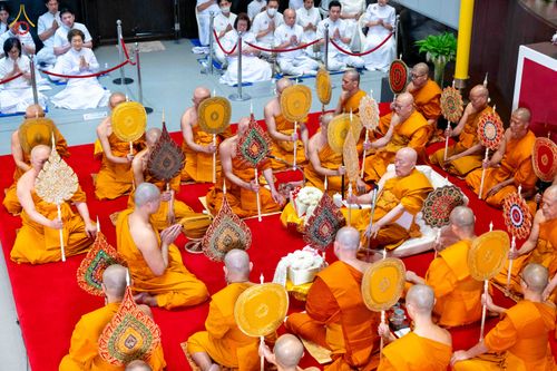ภาพ No.341905:วันพุธที่ 29 กรกฎาคม พ.ศ. 2569 พิธีอุปสมบทสามเณรประโยค 9 นาคในพระบรมราชานุเคราะห์ ณ โบสถ์พระไตรปิฏก วัดพระธรรมกาย