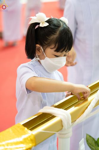 ภาพ No.77823:พิธีหล่อพระบรมพุทธเจ้า ทิศตะวันตก  วันอาทิตย์ที่ 19 มีนาคม พ.ศ. 2566 ณ วัดพระธรรมกาย จ.ปทุมธานี