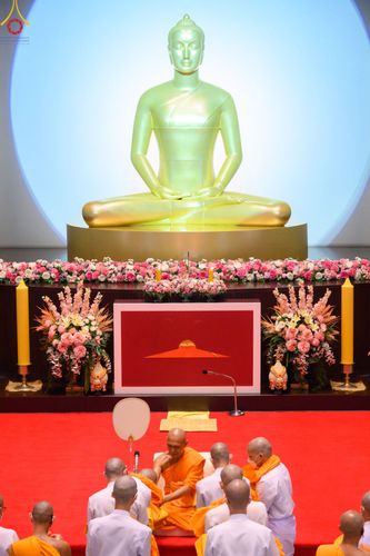 ภาพ No.82727:พิธีเวียนประทักษิณ, พิธีวันทาเจดีย์ ณ มหาธรรมกายเจดีย์  พิธีบรรพชาหมู่พระพี่เลี้ยงเข้าพรรษา, ธรรมทายาทอุดมศึกษา รุ่นที่ 50(ภาคฤดูฝน) และธรรมทายาทพุทธศาสตร์สากล รุ่นที่ 7 (ภาคฤดูฝน) วันเสาร์ที่ 17 มิถุนายน พ.ศ. 2566 ณ  โบสถ์พระไตรปิฎก วัดพระธรรมกาย จ.ปทุม