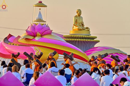 ภาพ No.116737:พิธีต้อนรับพระธรรมยาตรา ปีที่ 12 ณ อนุสรณ์สถานบางปลา จ.นครปฐม วันที่ 21 มกราคม พ.ศ. 2567