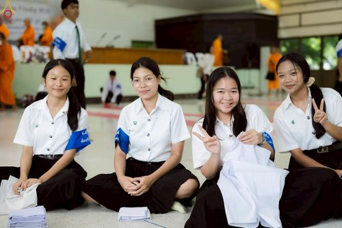 ภาพ No.243174:วันพฤหัสบดีที่ 4 กันยายน พ.ศ. 2568 เวลา 07.00-08.15 น. มหาวิทยาลัยเกษตรศาสตร์ กำแพงแสน ร่วมทำบุญตักบาตร Freshy KU85 พระสงฆ์ 85 รูป