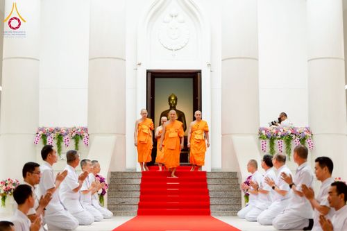 ภาพ No.223686:วันที่ 11 พฤษภาคม พ.ศ. 2568 พิธีบรรพชาของอุบาสก พิสิทธิ์ หมื่นแกล้ว  ณ วัดพระธรรมกาย