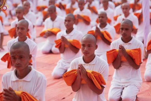 ภาพ No.64686:พิธีบรรพชาสามเณร โครงการบรรพชาสามเณร 500 รูป ประเทศบังกลาเทศ วันที่ 22 พฤศจิกายน พ.ศ. 2565