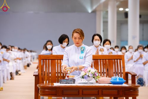 ภาพ No.90680:พิธีบำเพ็ญกุศลสวดพระอภิธรรม อุบาสกถาวร พรหมถาวร (อุบาสกผู้ปั้นพระ) วันอาทิตย์ที่ 15 ตุลาคม พ.ศ. 2566 ณ ห้องแก้วสารพัดนึก 1 สภาธรรมกายสากล วัดพระธรรมกาย จ.ปทุมธานี