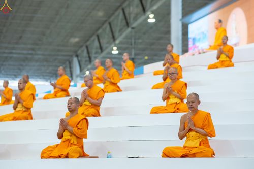 ภาพ No.311785:วันอังคารที่ 3 มีนาคม พ.ศ.2569 ปฏิบัติธรรมภาคสายวันมาฆบูชา พิธีถวายภัตตาหารเป็นสังฆทาน ณ สภาธรรมกายสากล วัดพระธรรมกาย