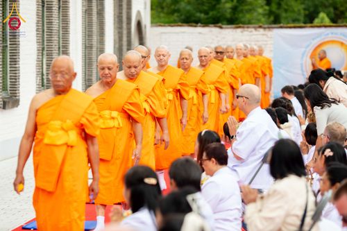 ภาพ No.336804:วันที่ 14 มิถุนายน พ.ศ. 2569 พิธีอุปสมบทธรรมทายาท นานาชาติยุโรปรุ่นที่ 11 เบลเยียม