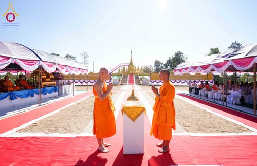 ภาพ No.309253:วันเสาร์ที่ 7 กุมภาพันธ์ พ.ศ.2569 พิธีบรรจุพระบรมสารีริกธาตุ ประดิษฐาน  ณ เจดีย์วัดทุ่งเจริญธรรม อ.อมก๋อย จ.เชียงใหม่