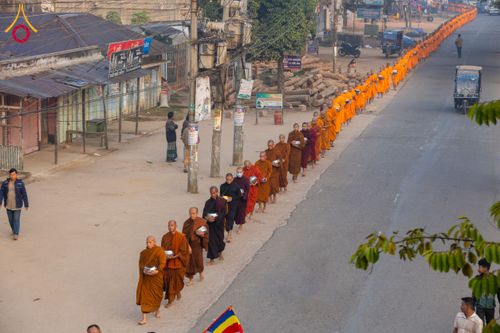 ภาพ No.131134:Photo Story ปฐมบรรพชาชาวพุทธมาร์มา Episode 4/5 วันที่ 13 กุมภาพันธ์พ.ศ. 2567 ณ วัดธัมจักร อรัญกุฏิ บังกลาเทศ