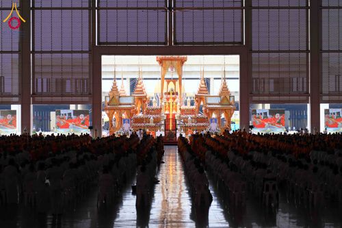 ภาพ No.316601:วันอาทิตย์ที่ 29 มีนาคม พ.ศ. 2569 พิธีทอดผ้าบังสุกุลและพิธีชำระร่าง โยมพ่อณรงค์ จินตมากุล  สิริอายุ 99 ปี 11 เดือน โยมบิดา พระครูปลัดรัตนวีรวัฒน์ (รังสฤษดิ์ อิทฺธิจินตโก) ที่ปรึกษาเจ้าคณะจังหวัดปทุมธานี เจ้าอาวาสวัดพระธรรมกาย  ณ ฌาปนสถานชั่วคราว ทางเข้า 