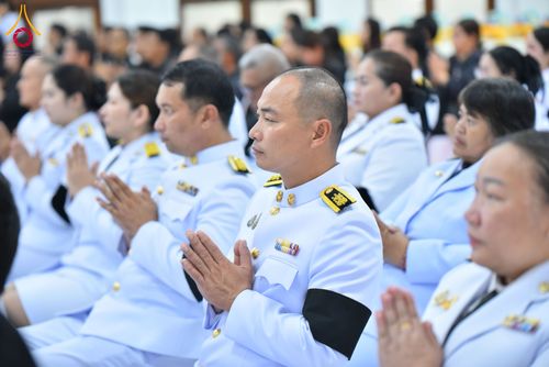 ภาพ No.280654:วันศุกร์ที่ 12 ธันวาคม พ.ศ.2568 พิธีบำเพ็ญกุศลปัญญาสมวาร (50 วัน) อุทิศถวายพระราชกุศลแด่ “พระพันปีหลวง” ณ วัดพระธรรมกาย