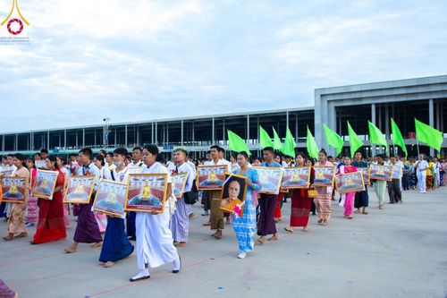 ภาพ No.99995:พิธีทอดผ้าป่า เมียนมาร์ และพิธีสวดธรรมจักร ครั้งที่ 5 ประจำปี พ.ศ. 2566 วันอาทิตย์ที่ 3 ธันวาคม พ.ศ. 2566