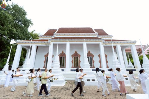 ภาพ No.234941:วันเสาร์ที่ 26 กรกฎาคม พ.ศ. 2568 พิธีทอดผ้าป่าบูรณปฏิสังขรณ์ วัดสามพระยาวรวิหาร ณ ศาลาอบรมสงฆ์ วัดสามพระยาวรวิหาร เขตพระนคร กรุงเทพมหานครฯ