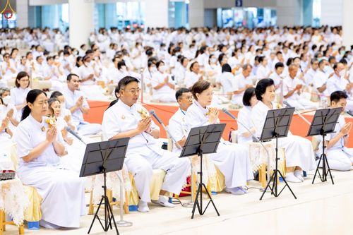 ภาพ No.228018:วันอาทิตย์ที่ 1 มิถุนายน พ.ศ. 2568 พิธีมุทิตาพระอุปสมบทอุทิศชีวิต ณ ห้องแก้วสารพัดนึก 1 วัดพระธรรมกาย