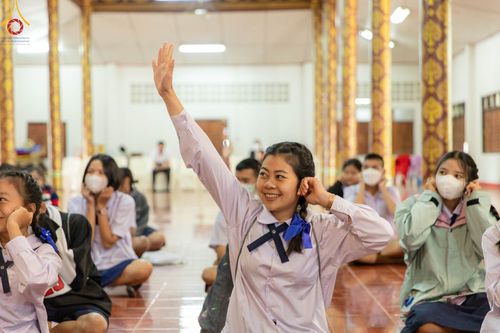 ภาพ No.105020:วันรวมพลังเด็กดี V-Star ผู้นำฟื้นฟูศีลธรรมโลก จังหวัดตาก ณ วัดดอนเจดีย์ อ.พบพระ จ.ตาก วันจันทร์ที่ 25 ธันวาคม พ.ศ. 2566